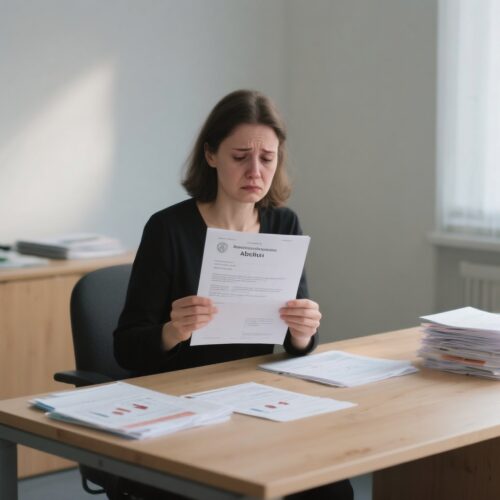 Ablehnungsbescheid zur Erwerbsminderungsrente: Kampf gegen Krankheit und Bürokratie.